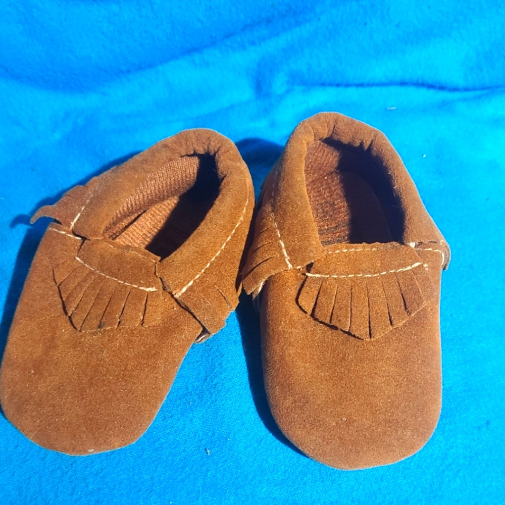 Romirus Toddler Moccasin Coffee Color Size 1